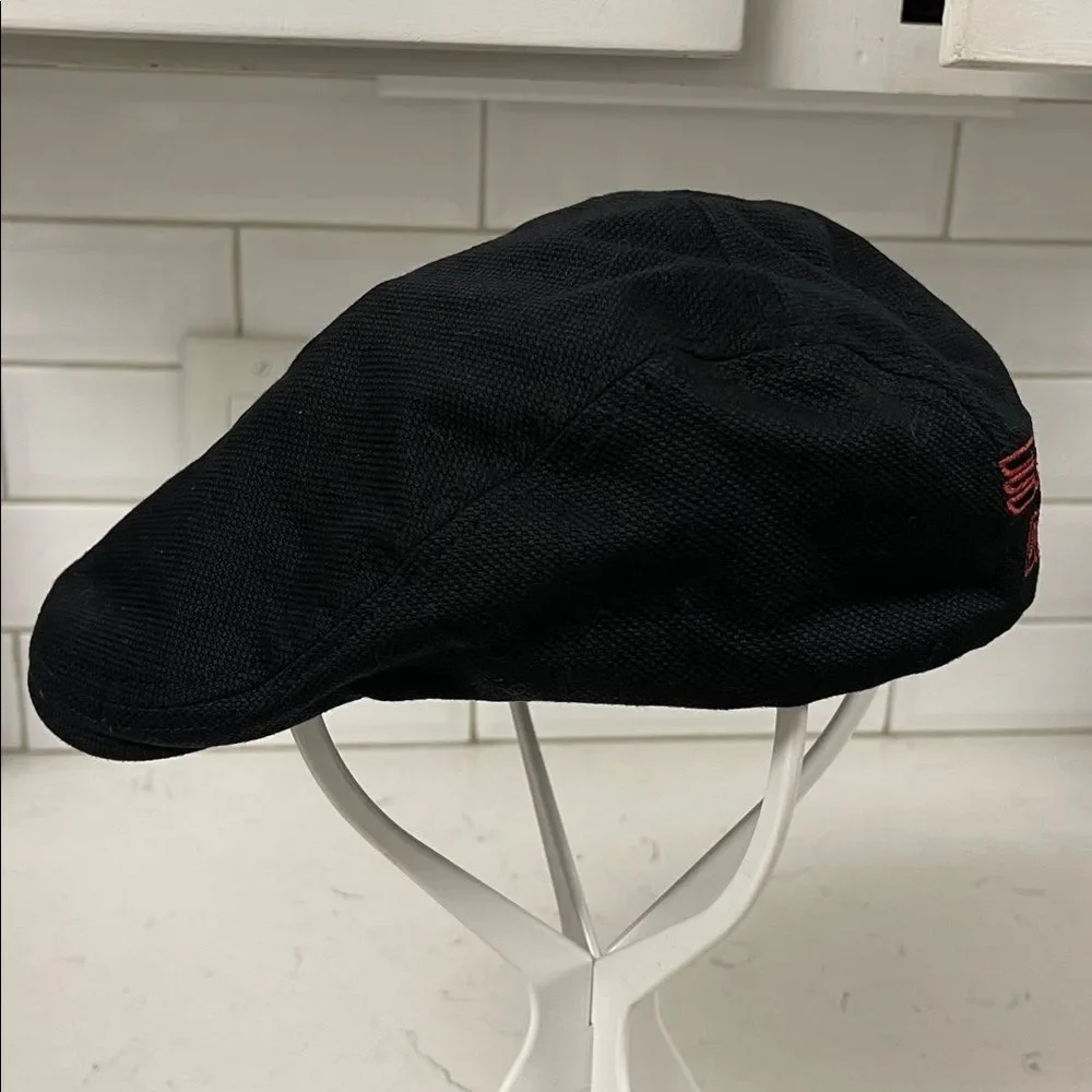 Harley-Davidson Men’s Cotton Ivy Cap News Boy Hat Black Biker Motorcycle Small